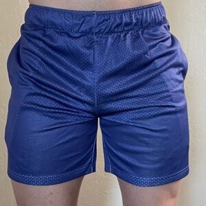 Men's Blue Mesh Shorts BRAND NEW